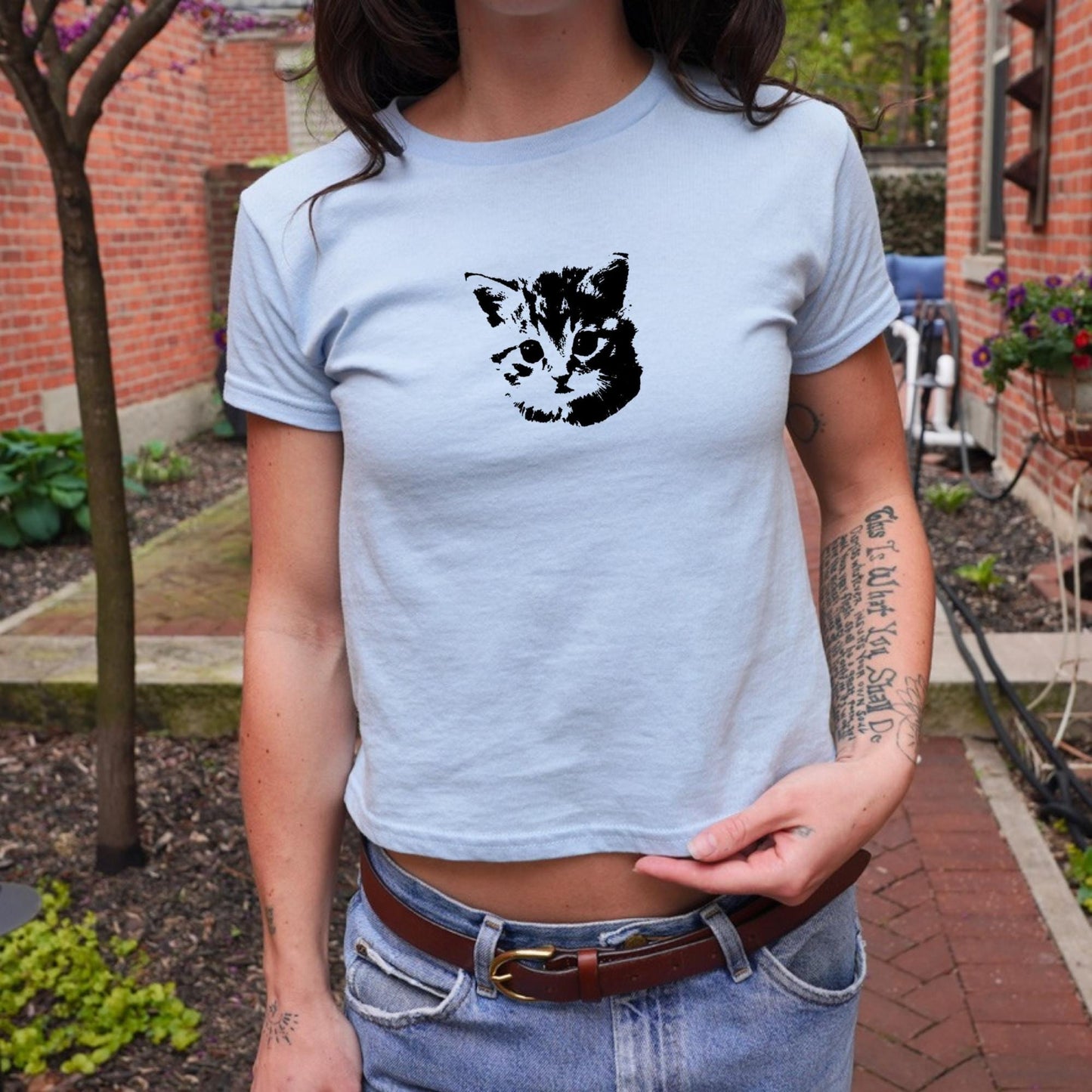 Kitty Meme Baby Tee