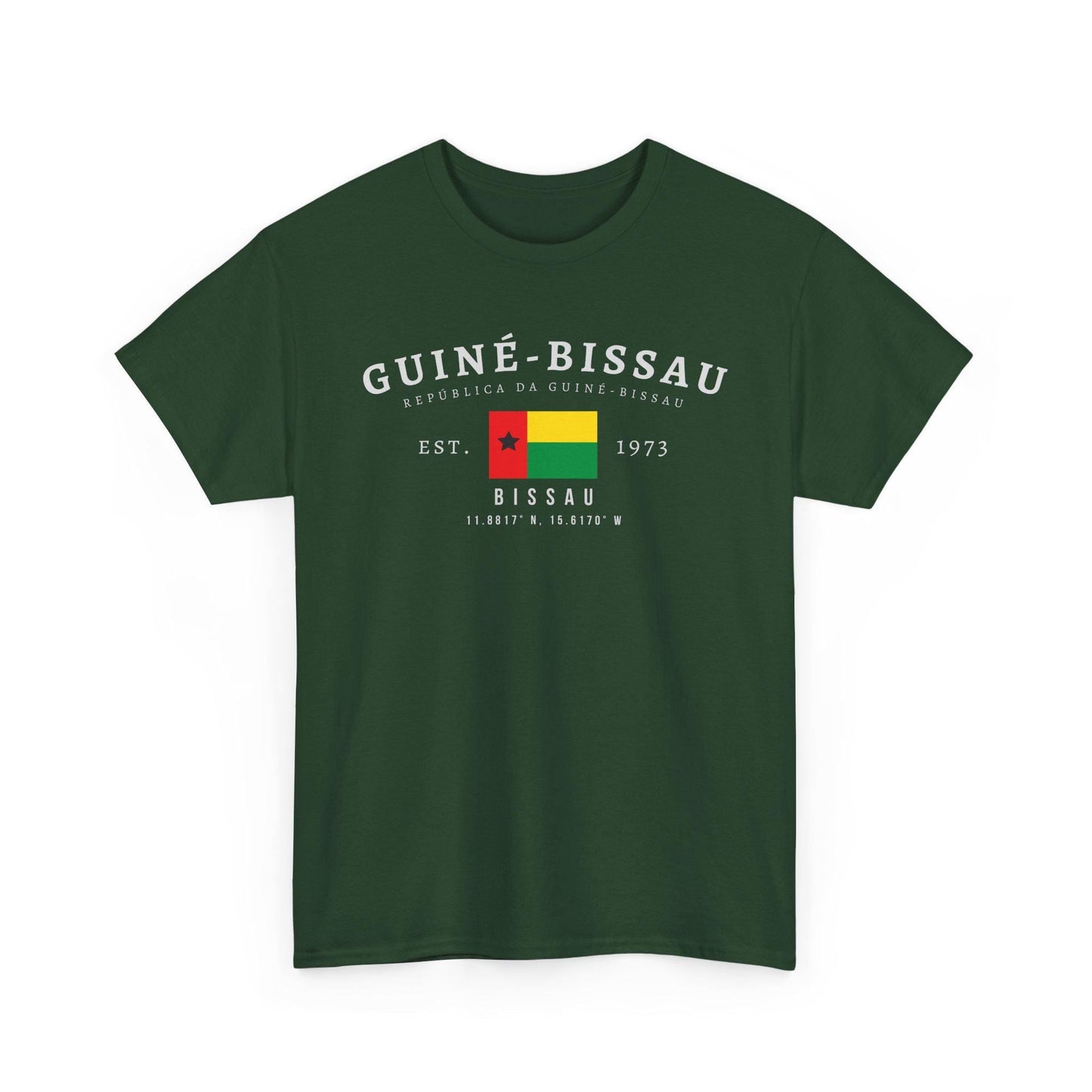 Guinea-Bissau Unisex T-Shirt, Flag Tee, Vintage Bissau Shirt, West African Streetwear Tee, Oversized Bissau Pride Tee