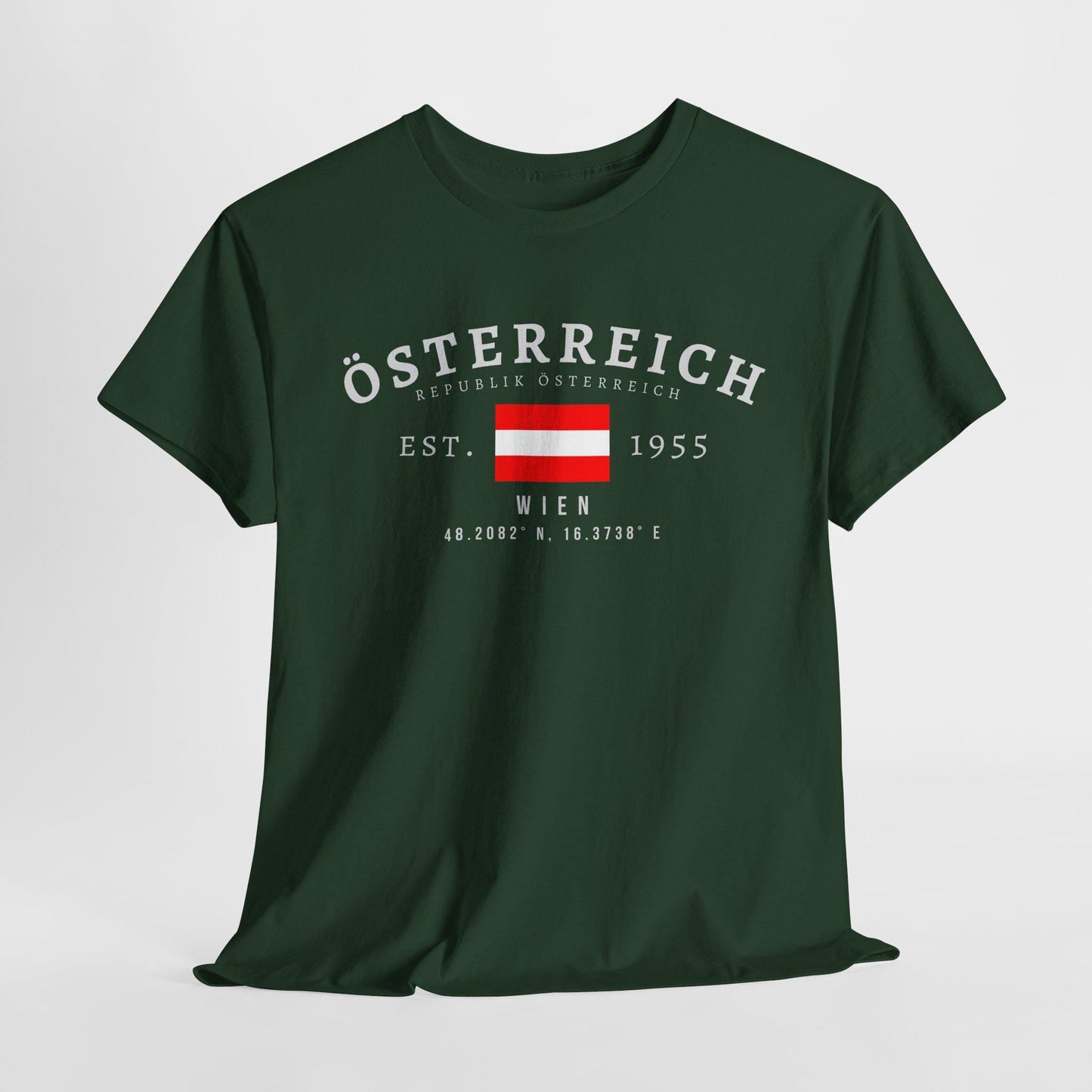 Austria Unisex T-Shirt, Österreich Flag Tee, Vintage Vienna Graphic Shirt, Austrian Pride Streetwear, Oversized Europe Country T-Shirt