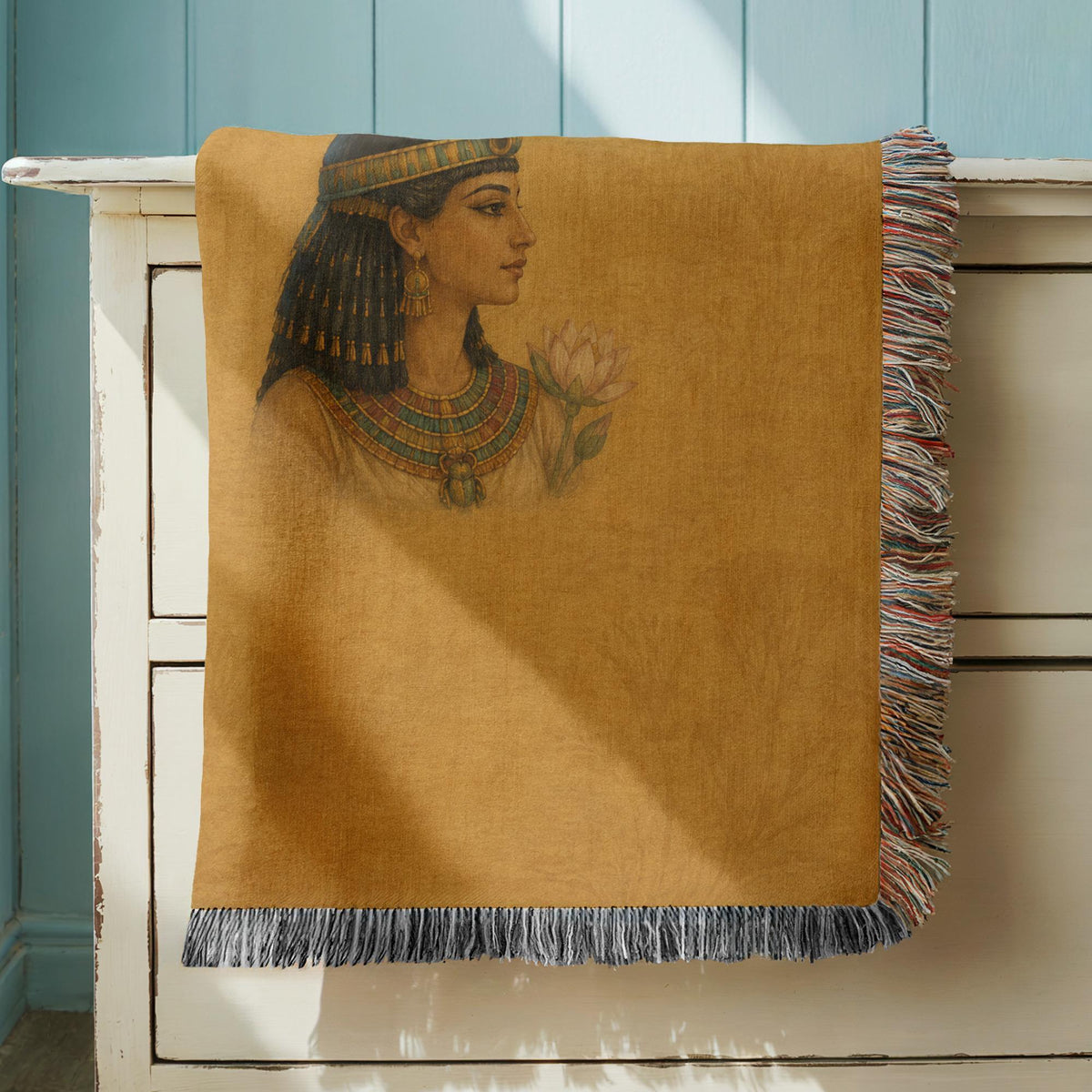 Egyptian Queen Woven Blanket