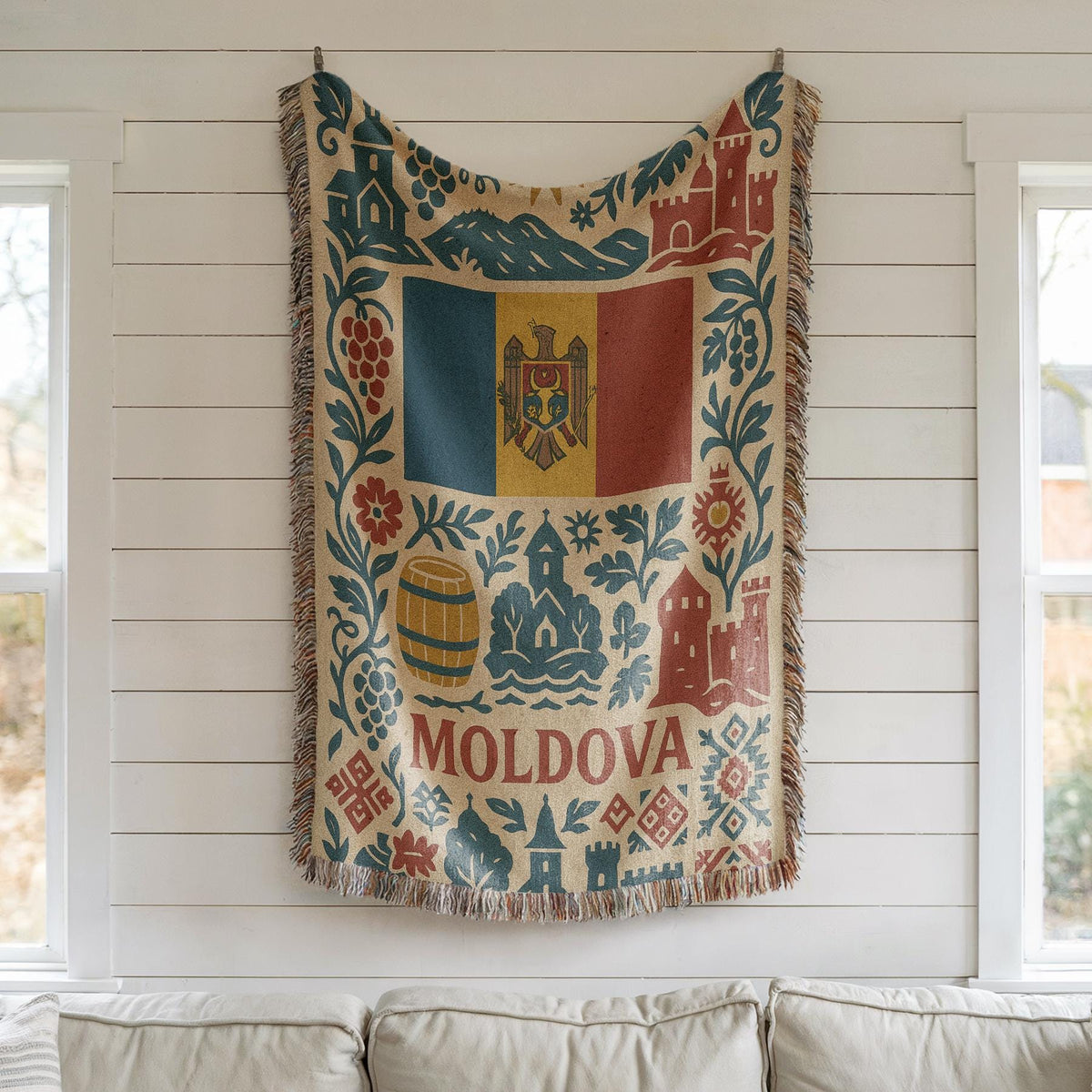 Moldova Woven Blanket