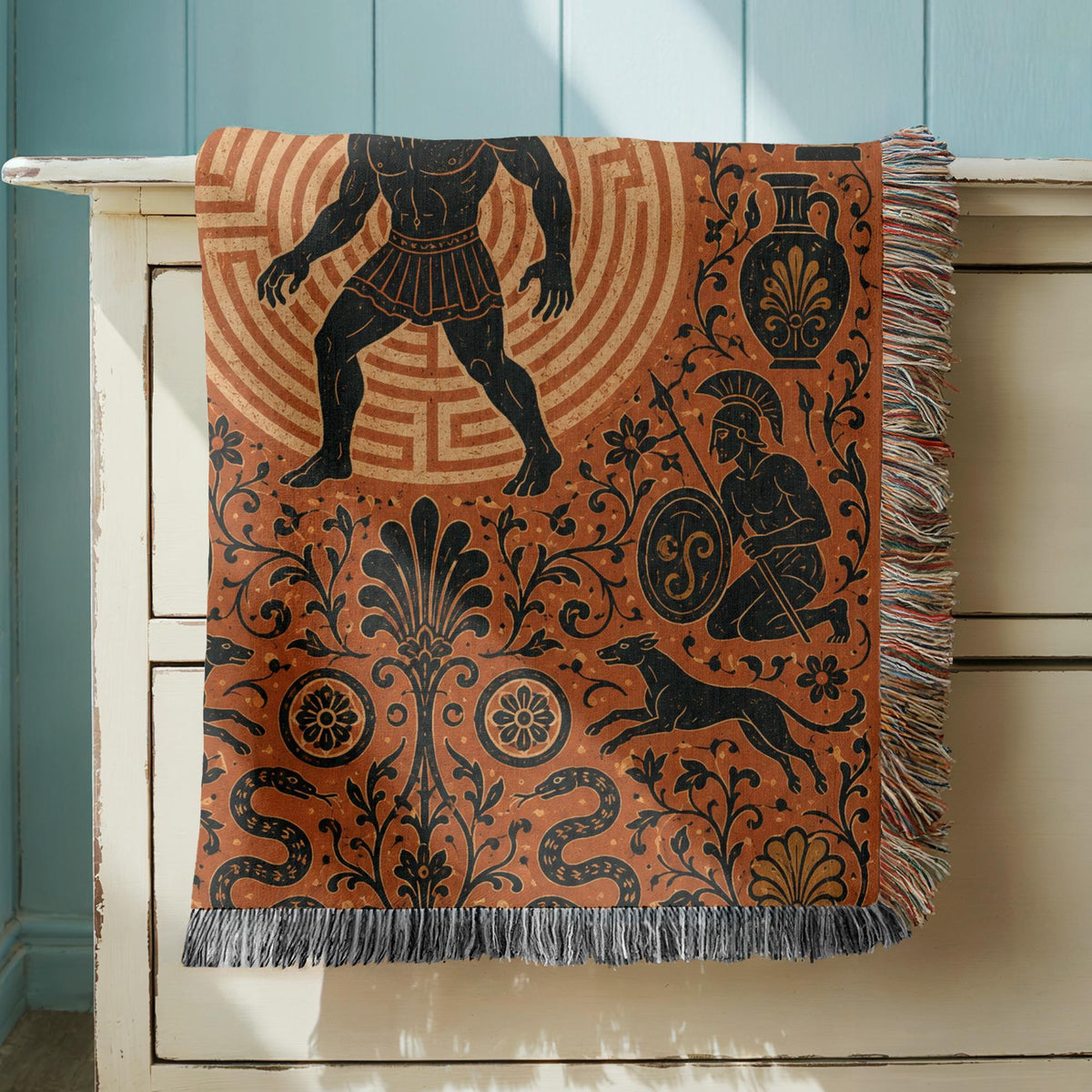Minotaur Woven Blanket