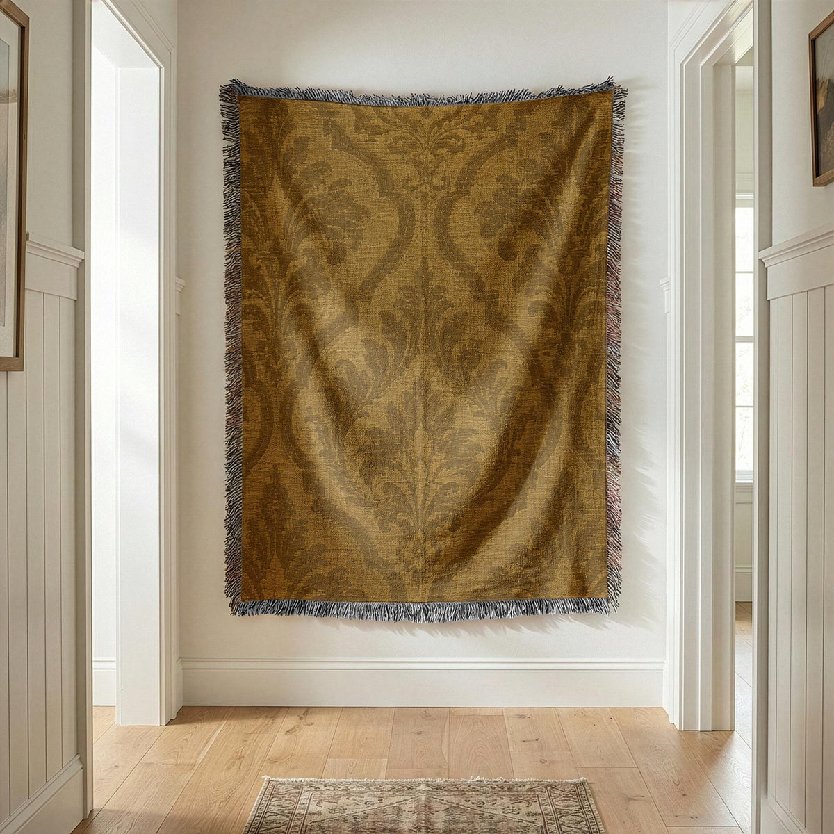 Damask Woven Blanket