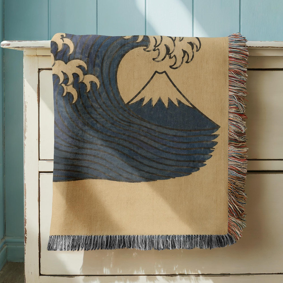 Great Wave Woven Blanket