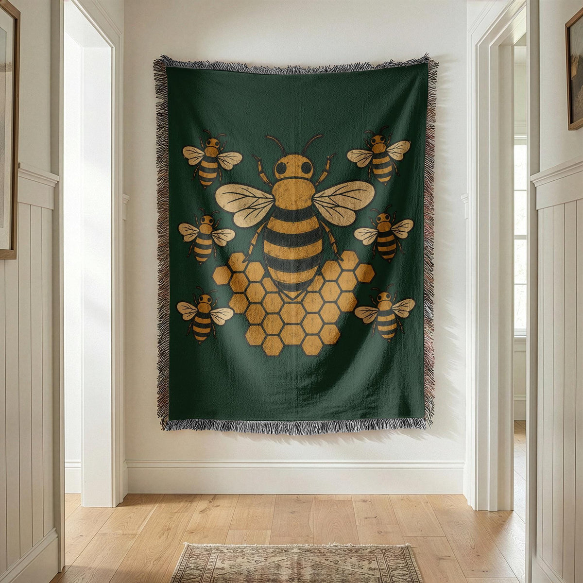 Bee Woven Blanket