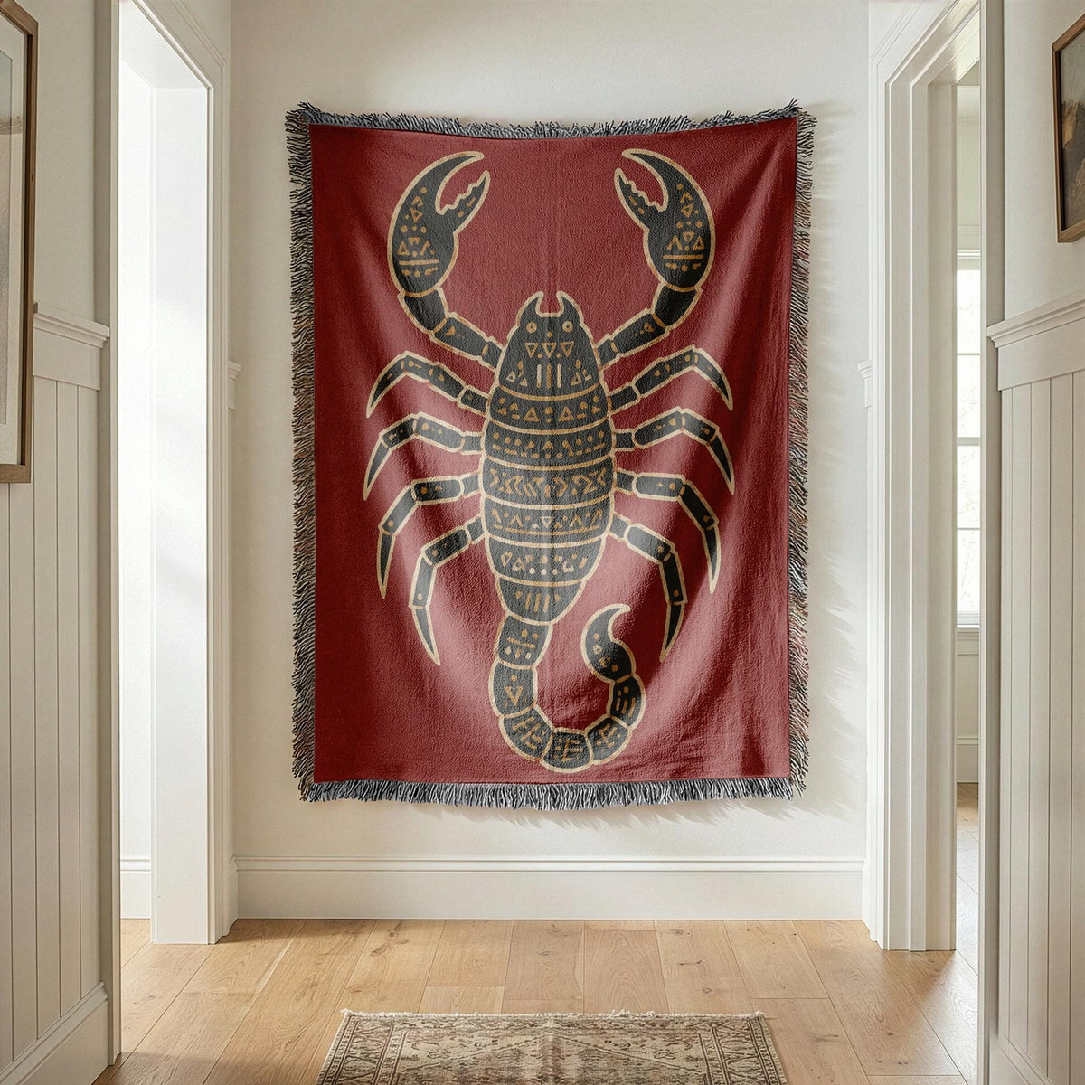 Scorpion Woven Blanket