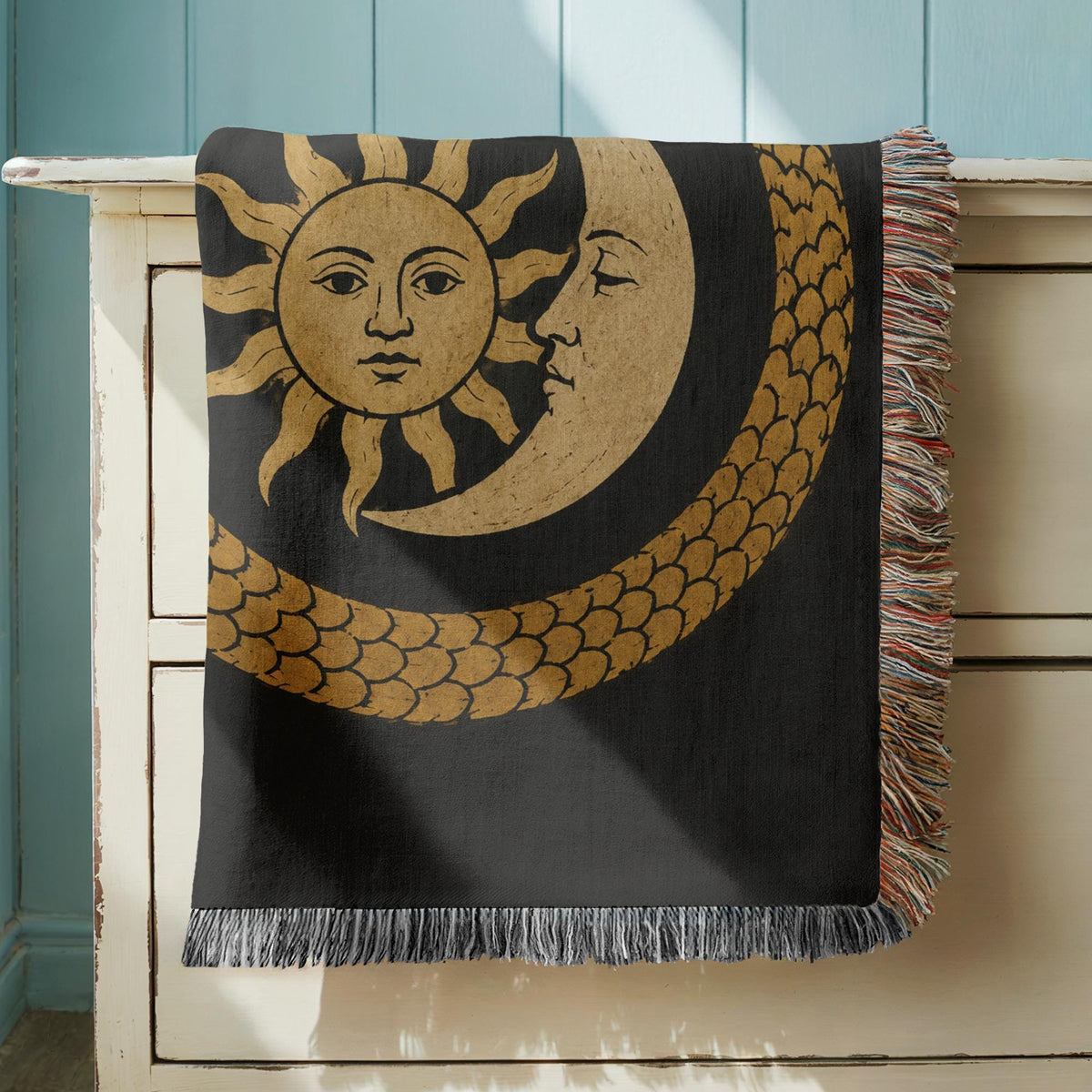 Ouroboros Woven Blanket