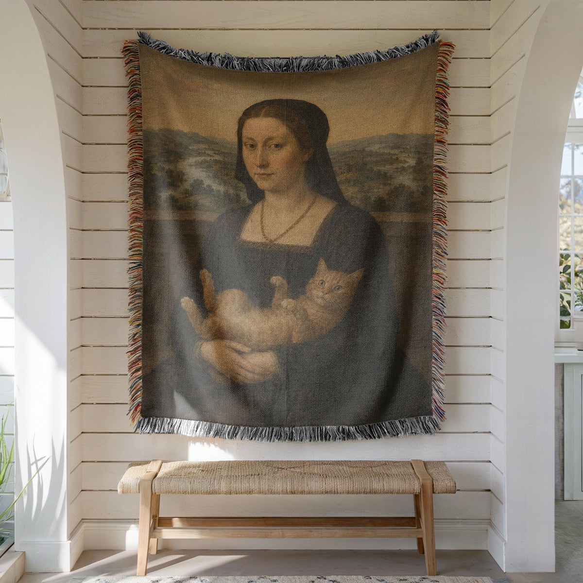 Renaissance Cat Tapestry