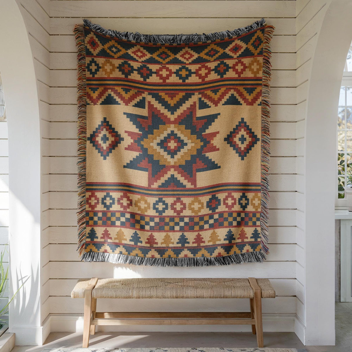 Kilim Woven Blanket