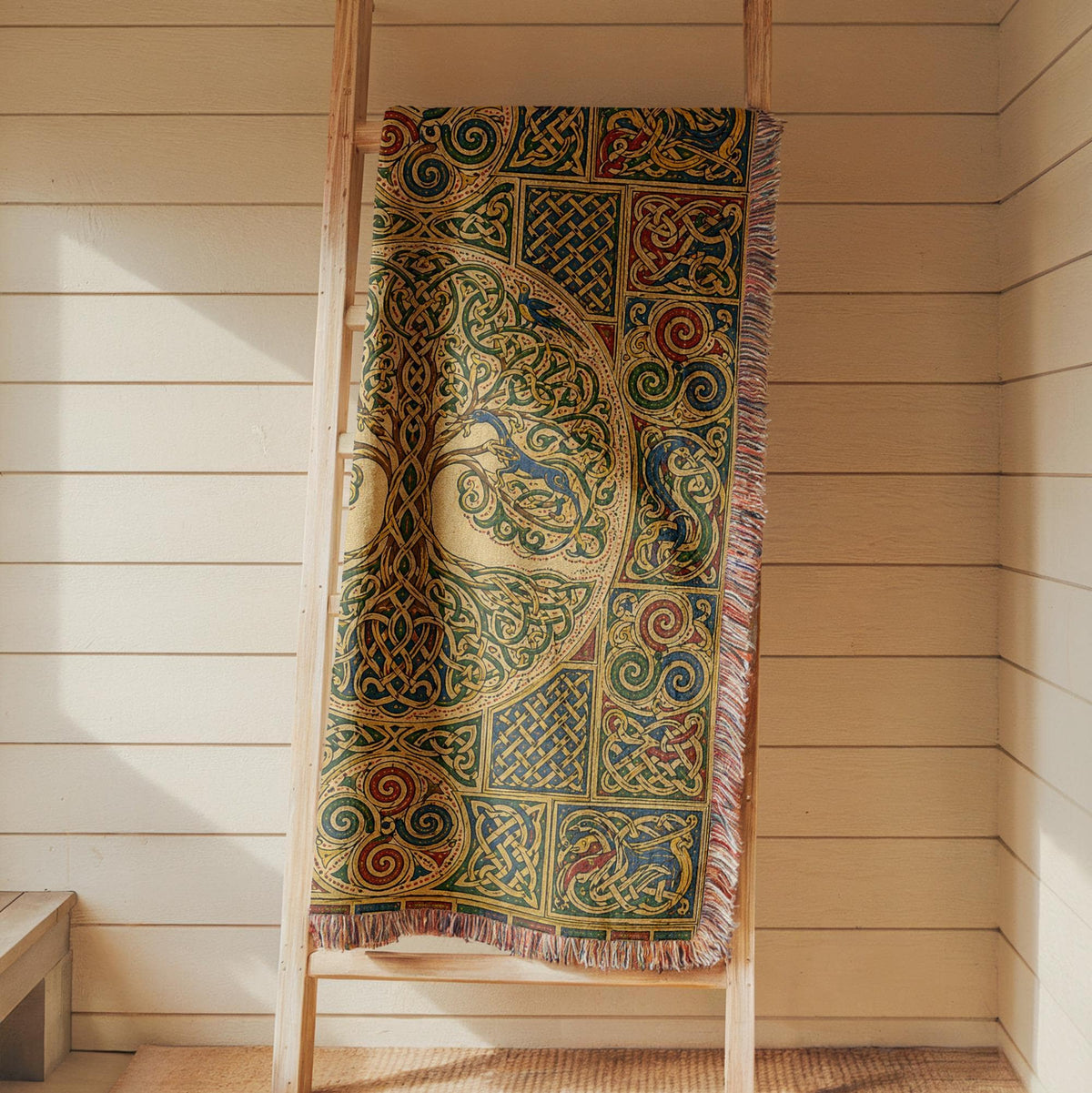 Celtic Tree of Life Woven Blanket