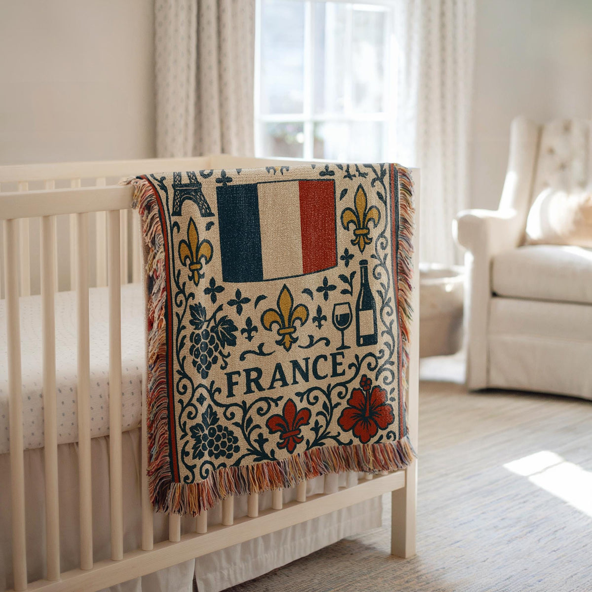 France Woven Blanket