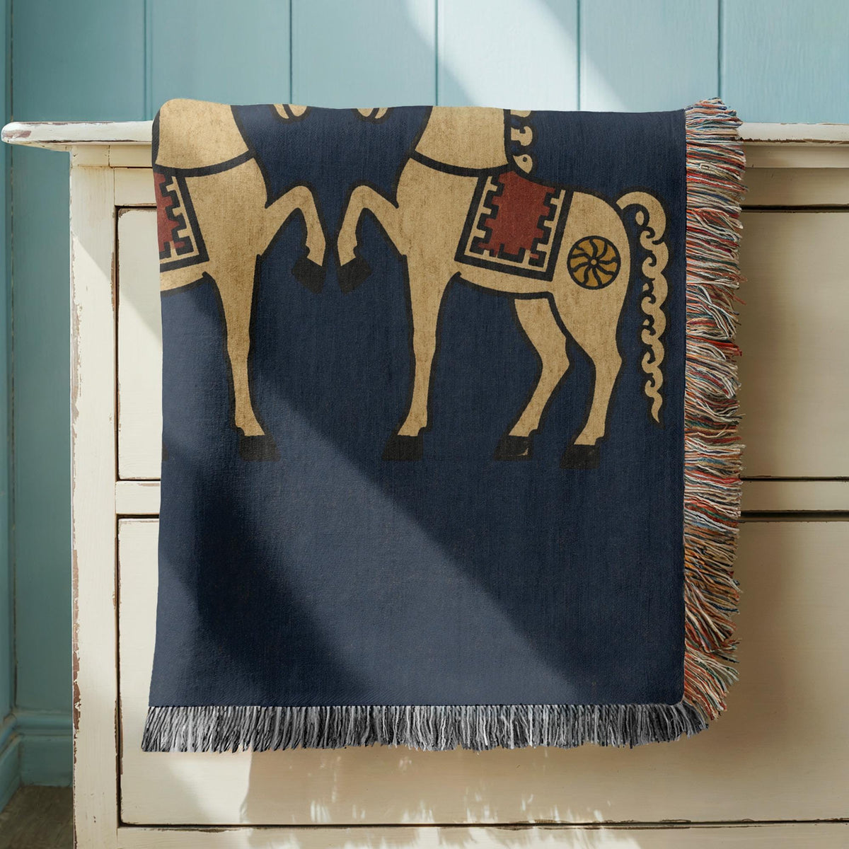 Horse Woven Blanket