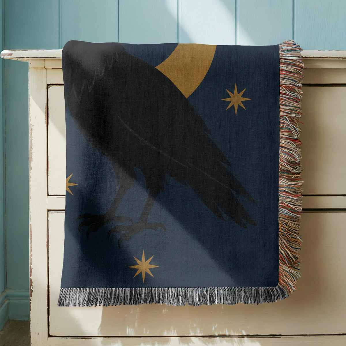 Raven Woven Blanket