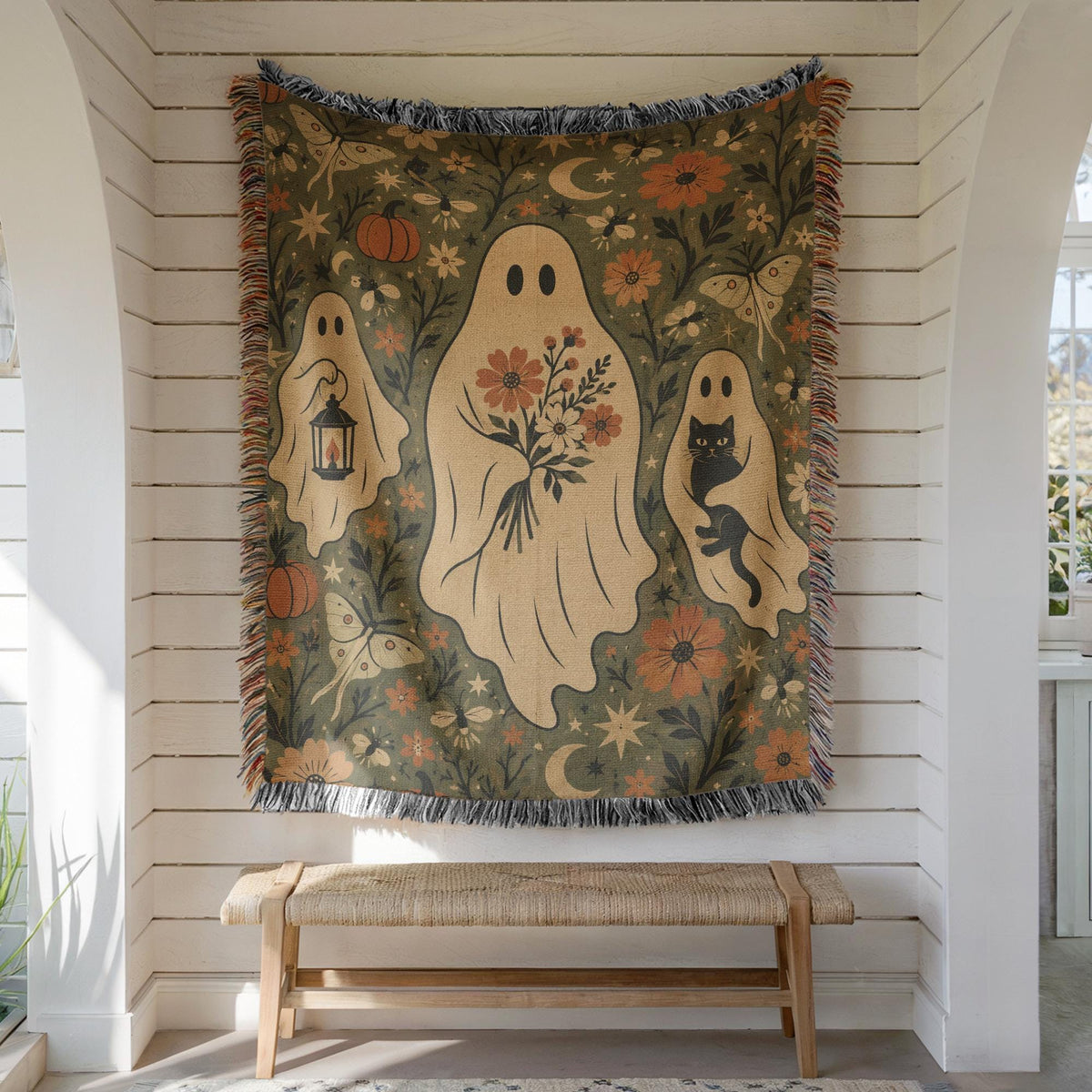 Cute Ghost Tapestry