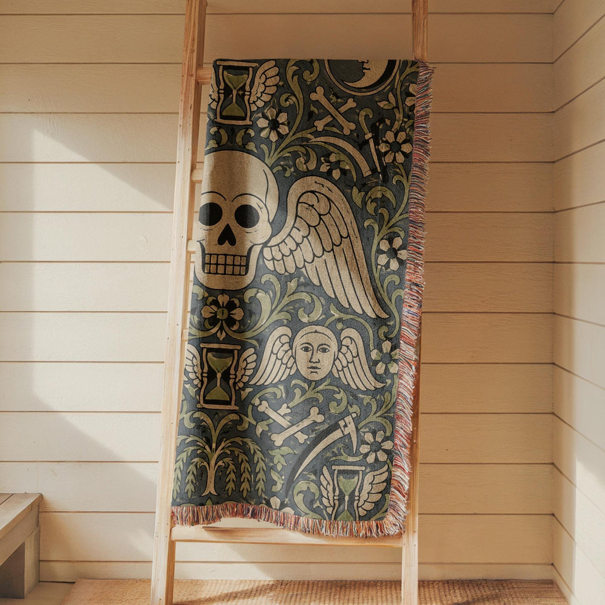 Gothic Skull Tapestry
