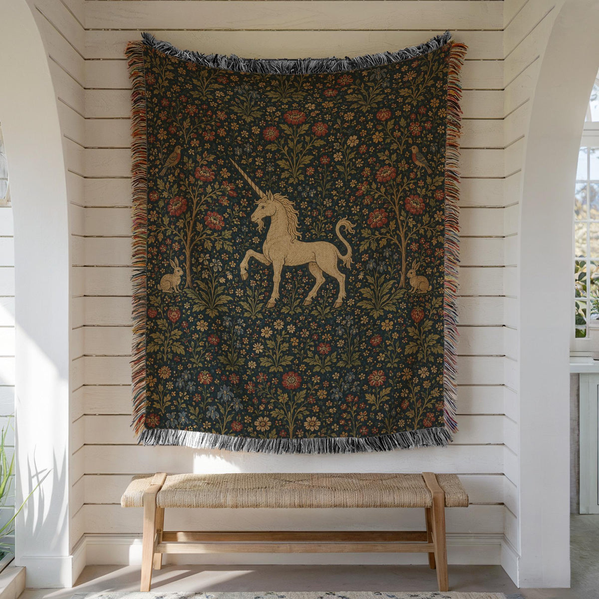 Unicorn Woven Blanket