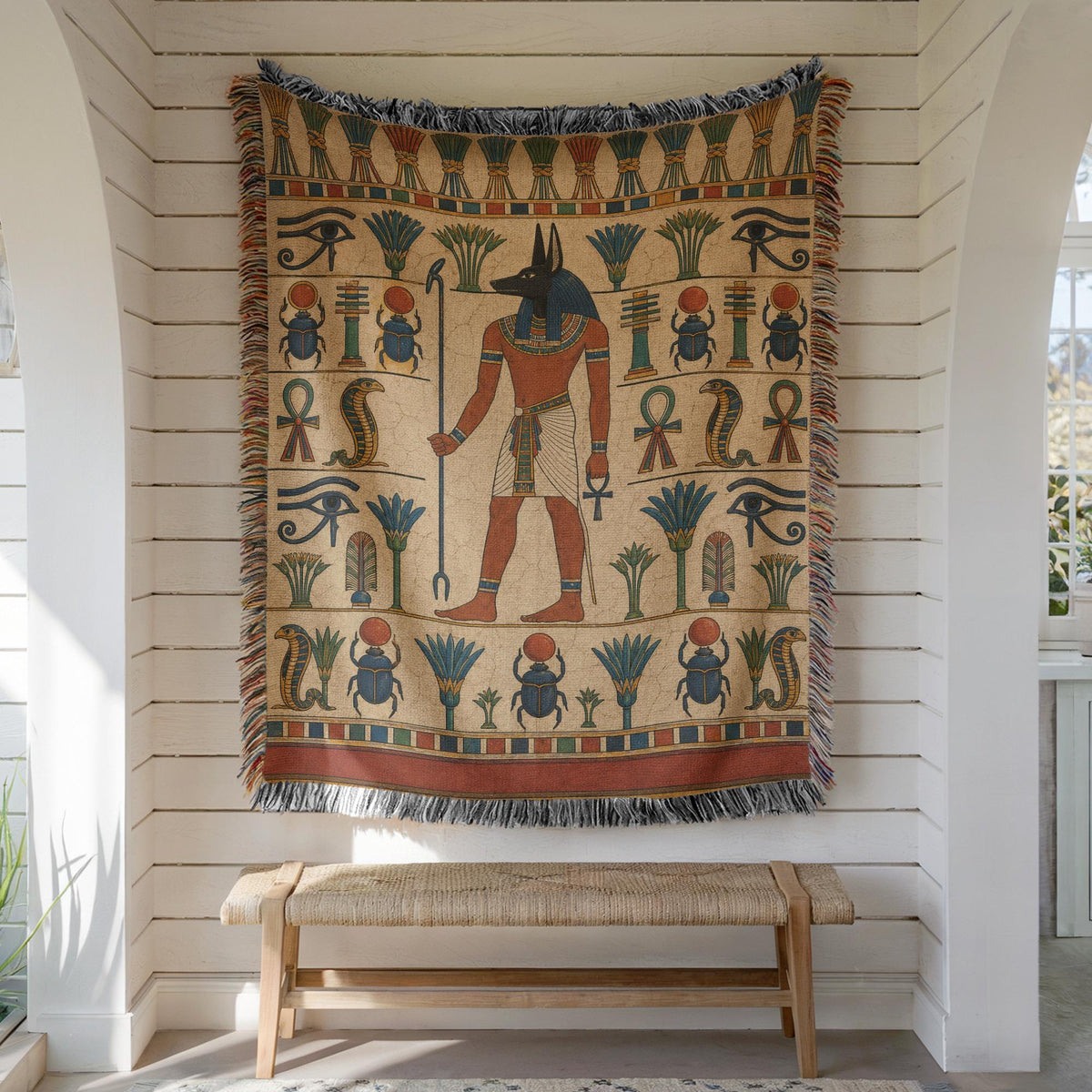 Anubis Woven Blanket