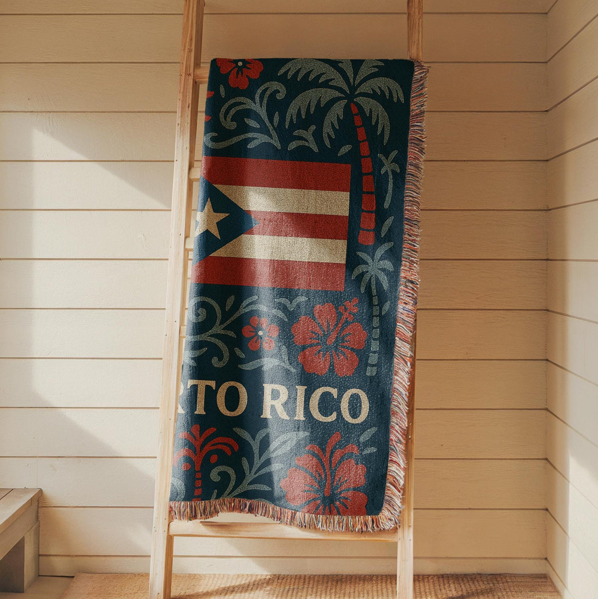 Puerto Rico Woven Blanket