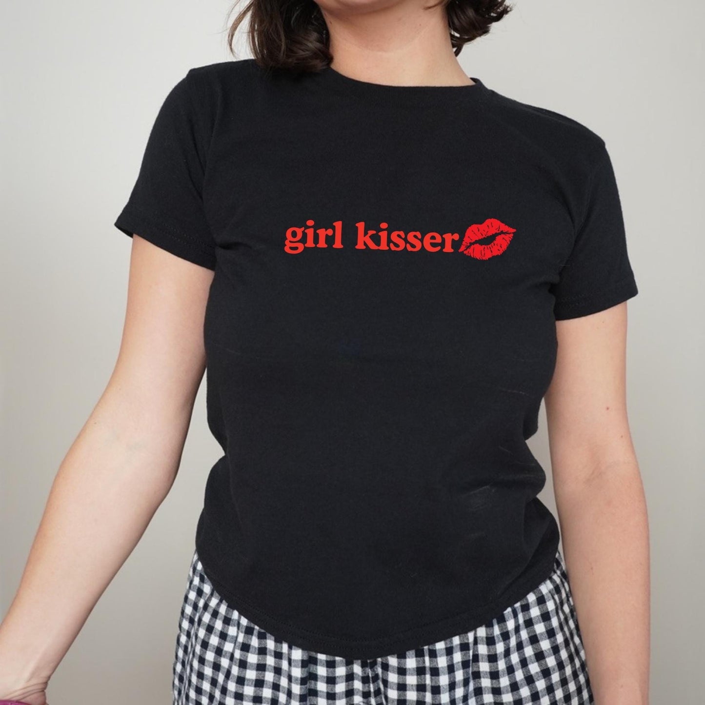 Girl Kisser Pride LGBTQ Baby Tee