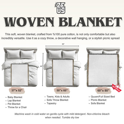 Ukrain Woven Blanket, Throw Blanket Couch, Bed Blanket, Sofa Cover, Wall Tapestry, Ukrain