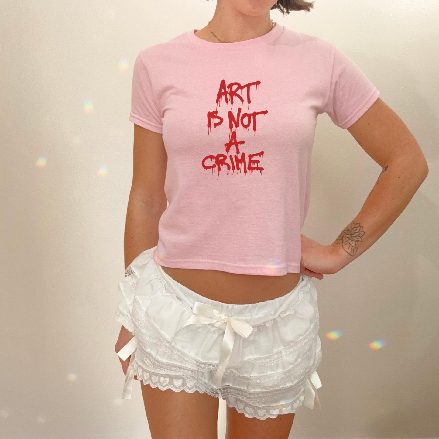 Art Is Not A Crime Baby Tee