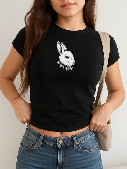 Bunny Meme Baby Tee