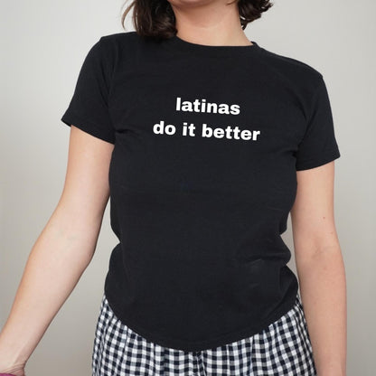 Latinas do it better Baby Tee