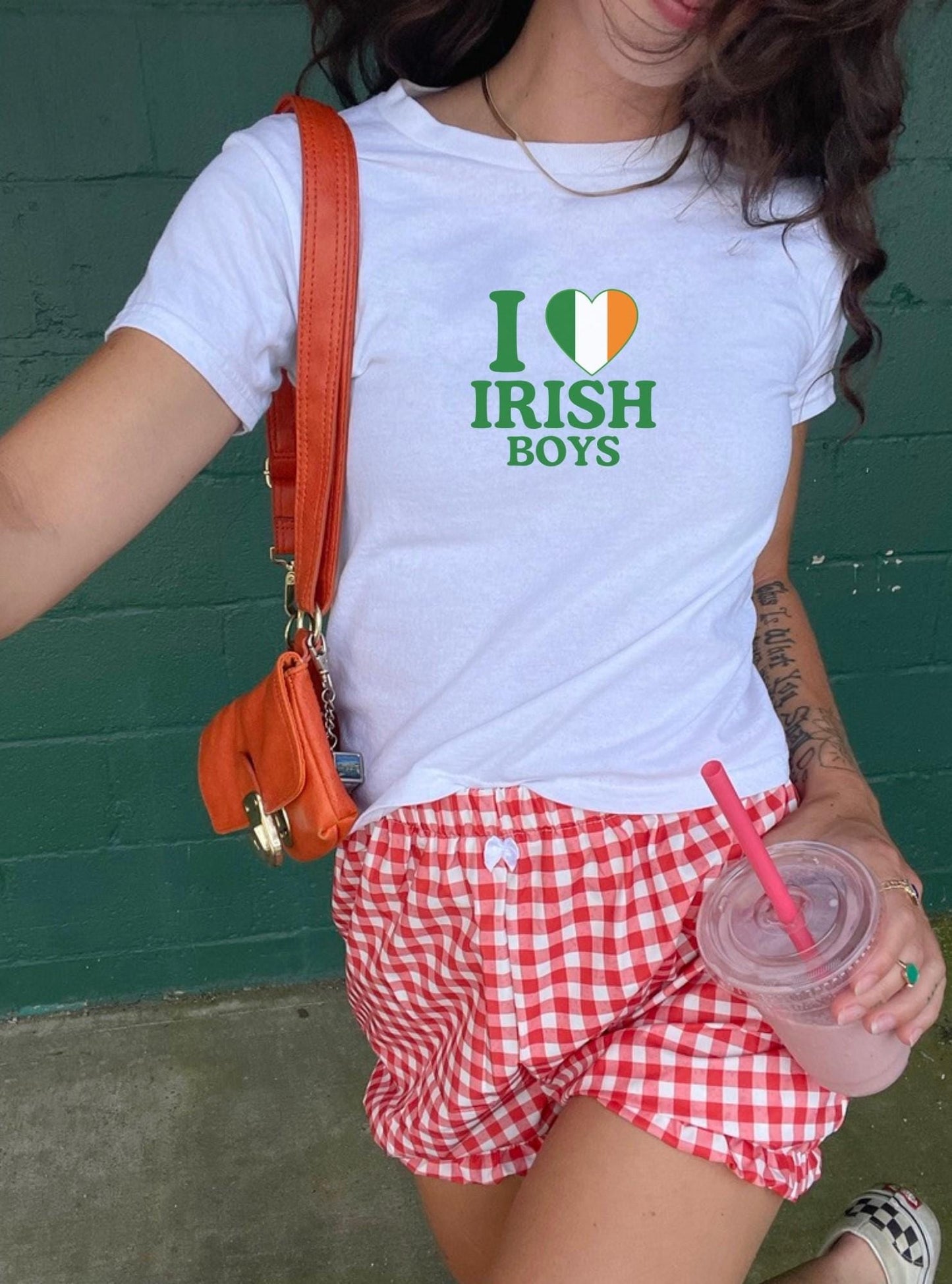 I love Irish Boys, St. Patty's Baby Tee