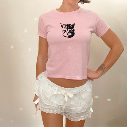 Kitty Meme Baby Tee