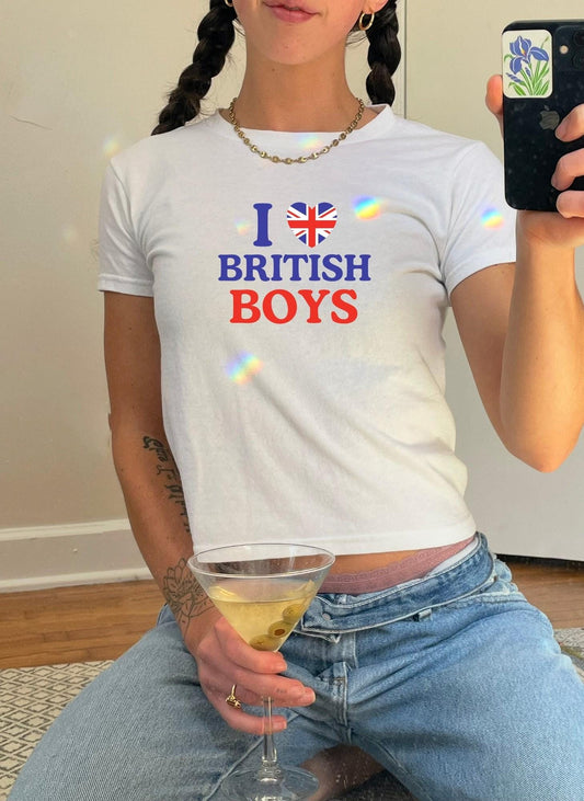 I love British Boys Baby Tee