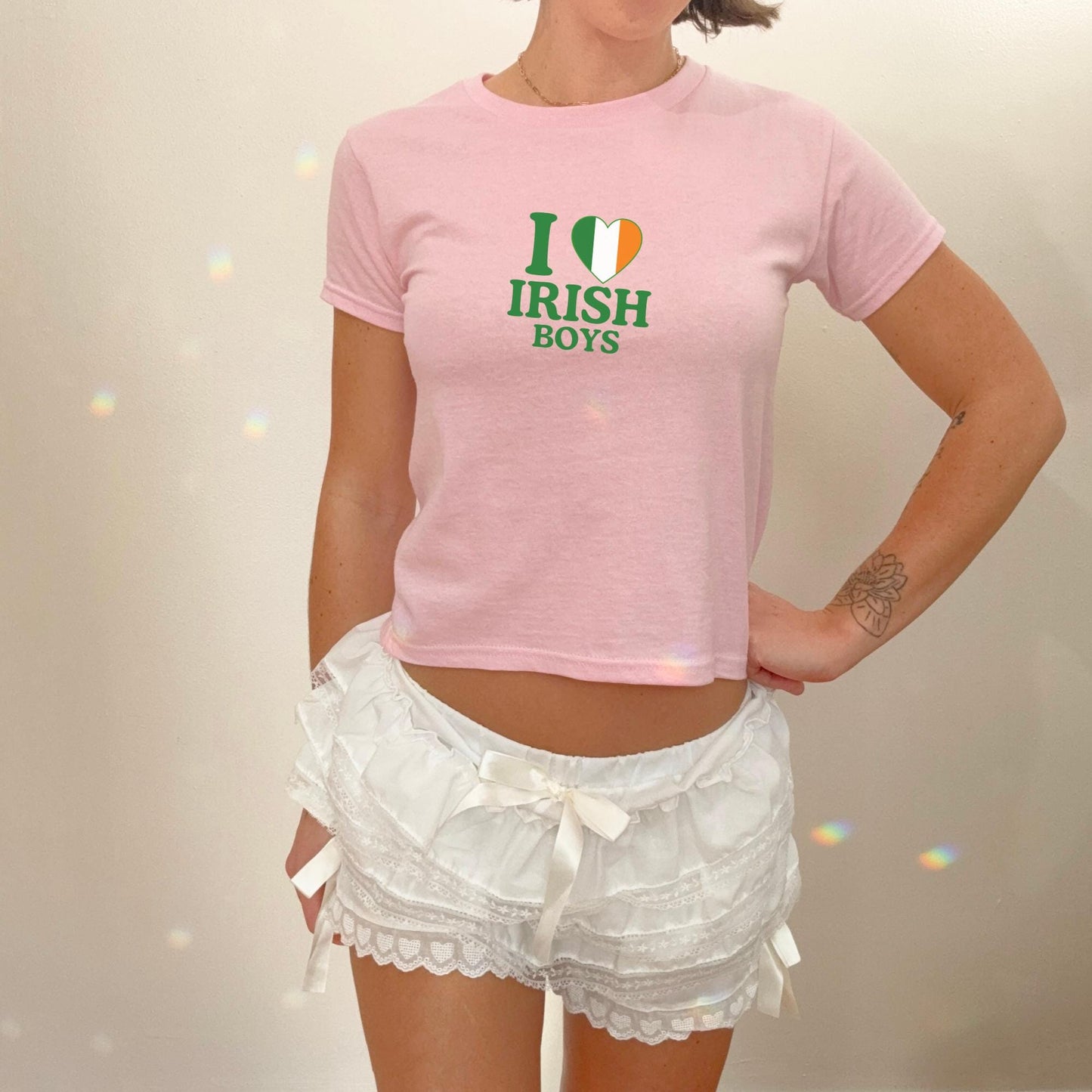 I love Irish Boys, St. Patty's Baby Tee