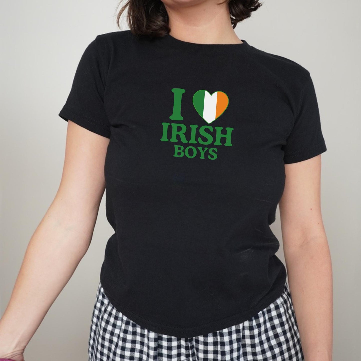 I love Irish Boys, St. Patty's Baby Tee