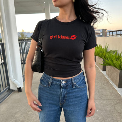 Girl Kisser Pride LGBTQ Baby Tee
