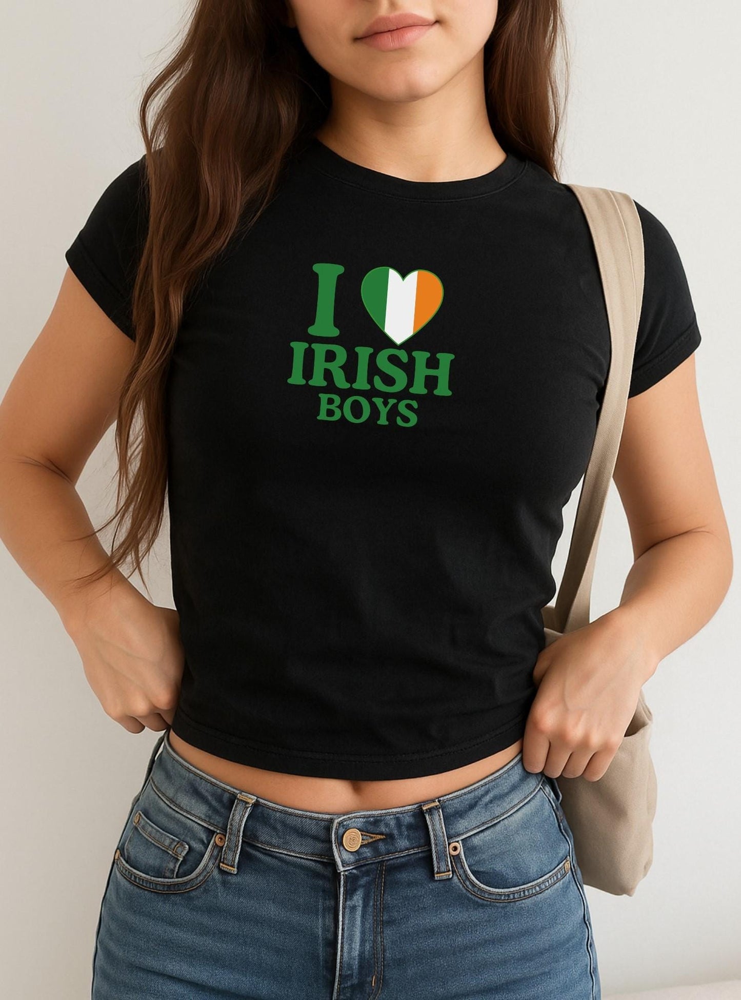 I love Irish Boys, St. Patty's Baby Tee