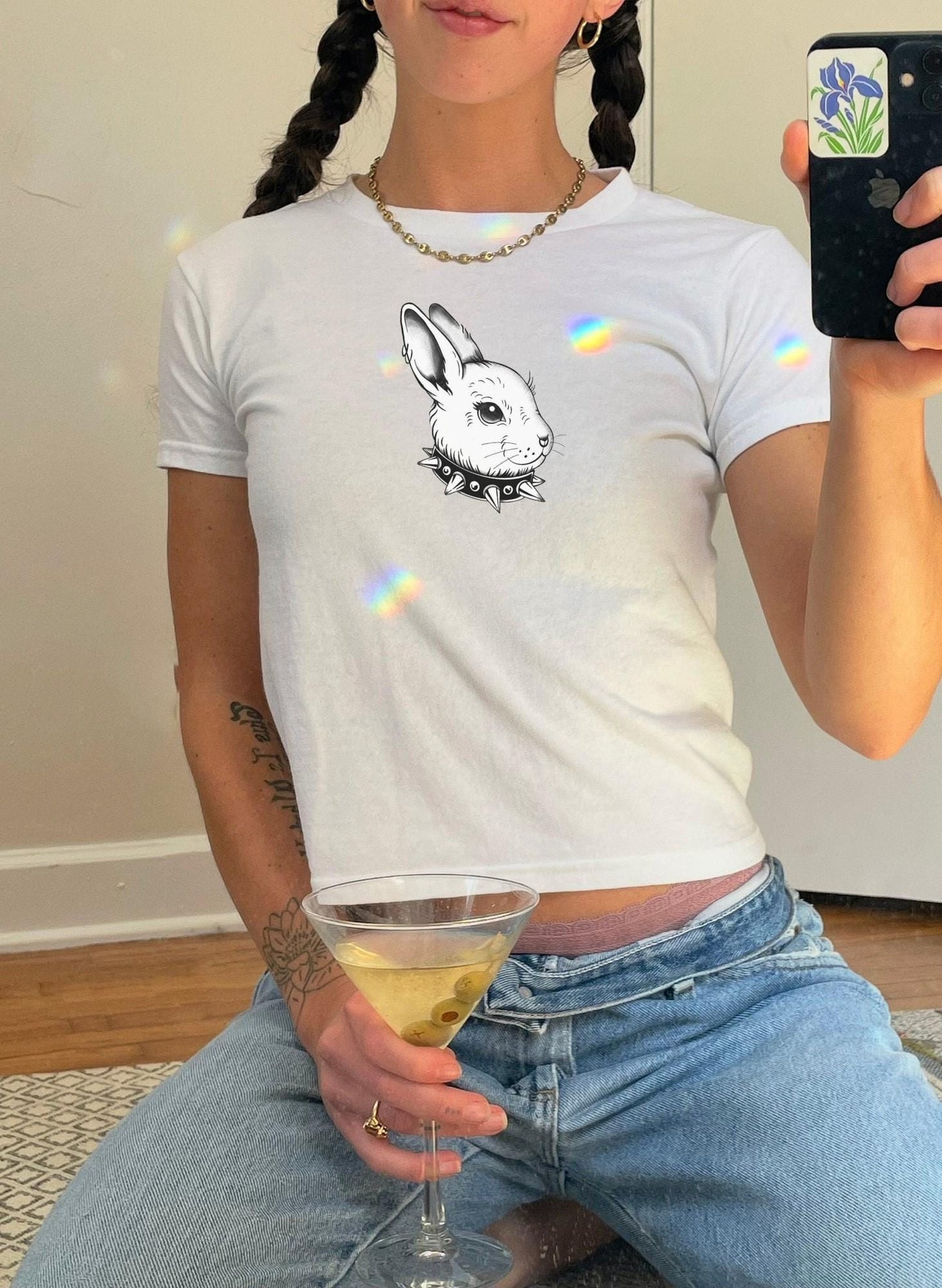 Bunny Meme Baby Tee
