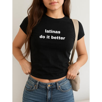 Latinas do it better Baby Tee