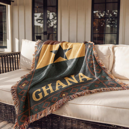 Ghana Woven Blanket, Throw Blanket Couch, Bed Blanket, Sofa Cover, Wall Tapestry, Ghana