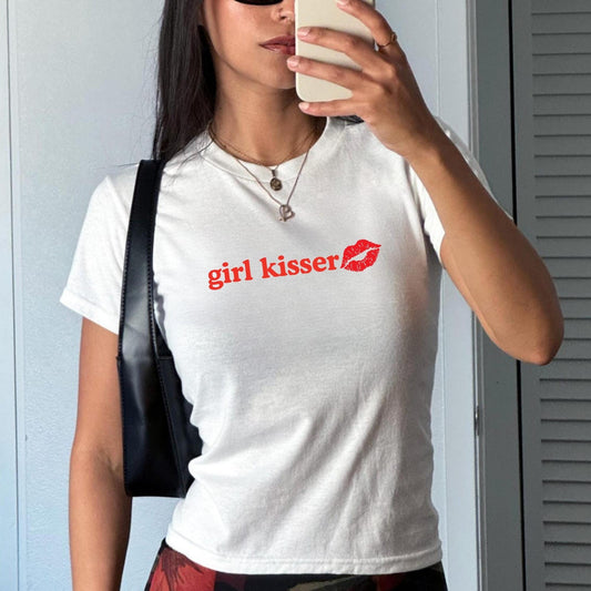 Girl Kisser Pride LGBTQ Baby Tee
