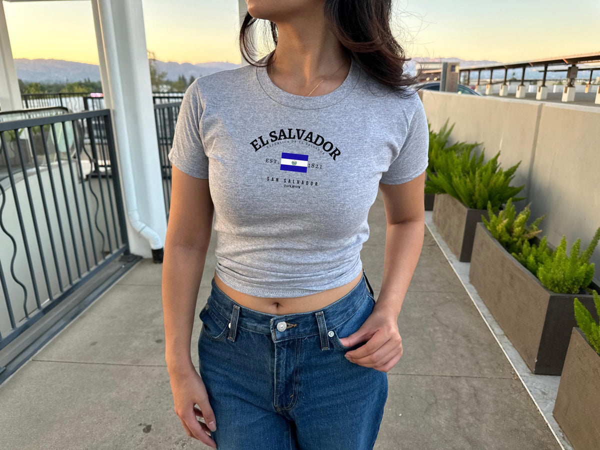 El Salvador Women's Baby Tee