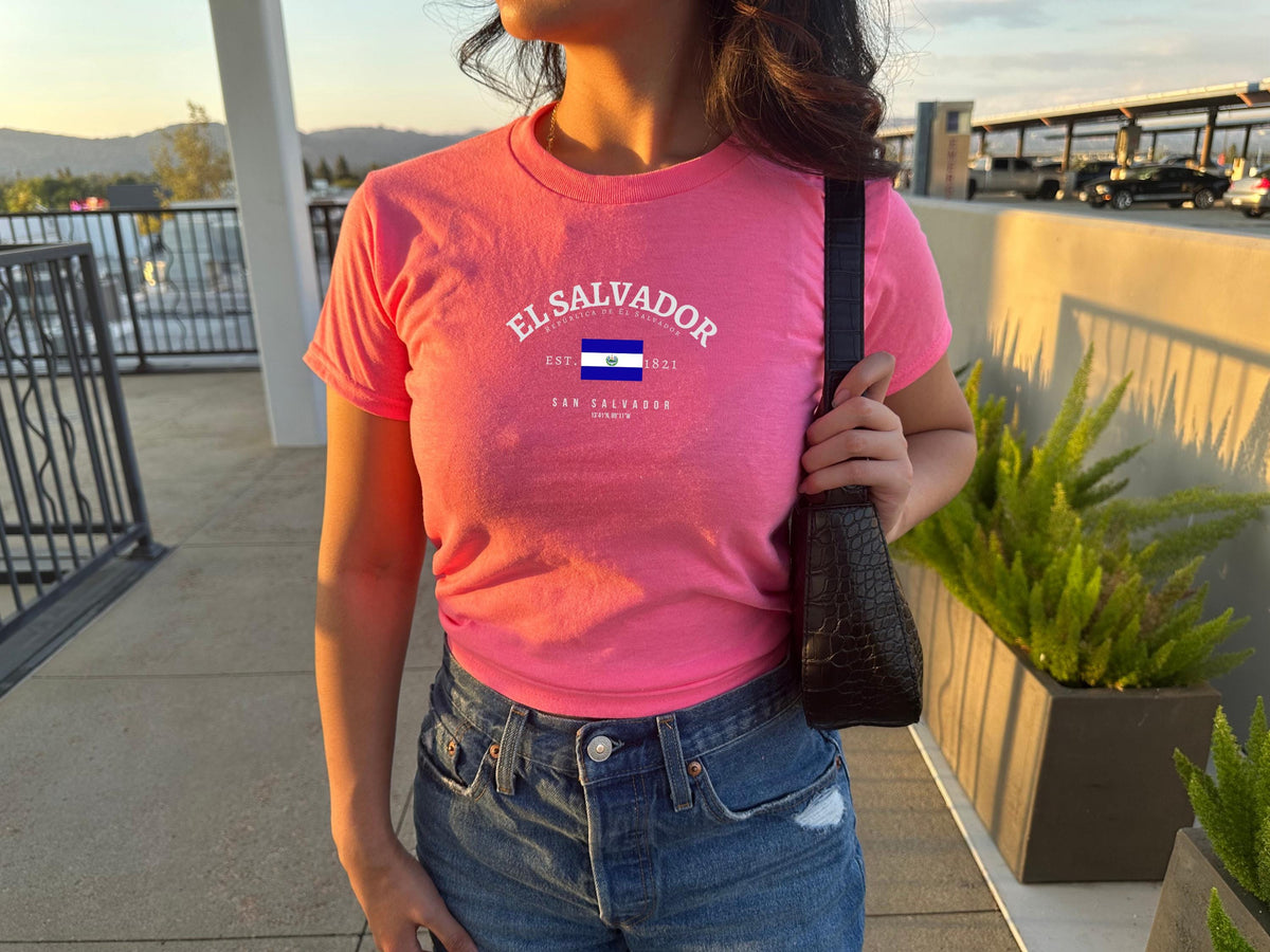El Salvador Women's Baby Tee