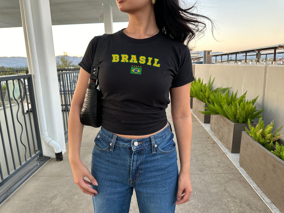 Brasil Women's Baby Tee