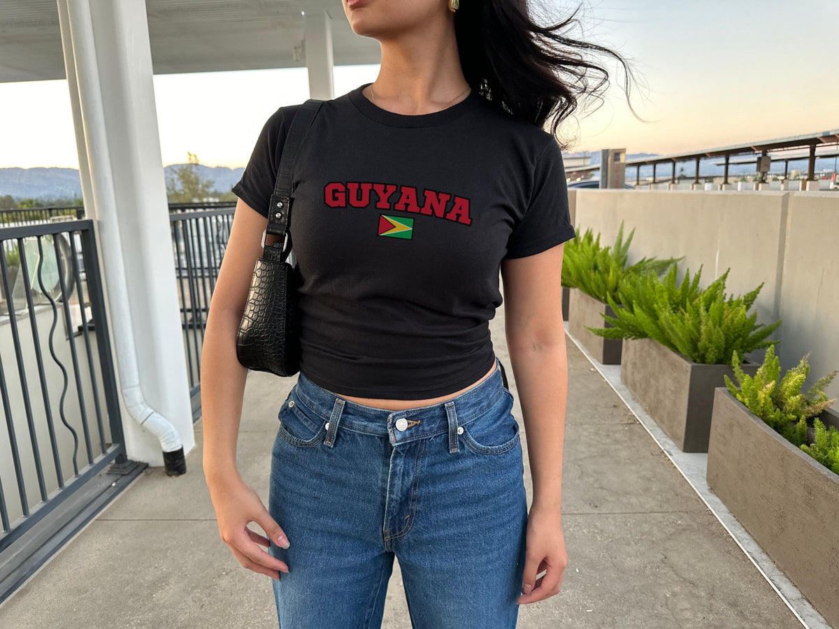 Guyana Women's Baby Tee