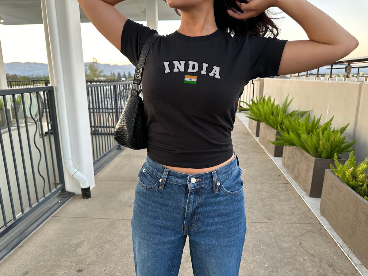 India Women's Baby Tee