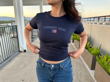 Puerto Rico Women's Baby Tee