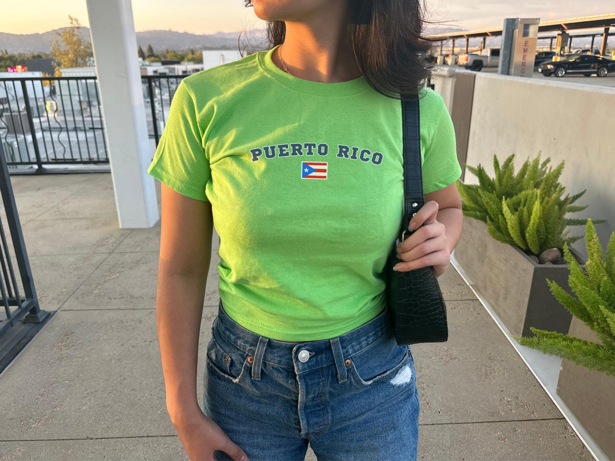 Puerto Rico Women's Baby Tee