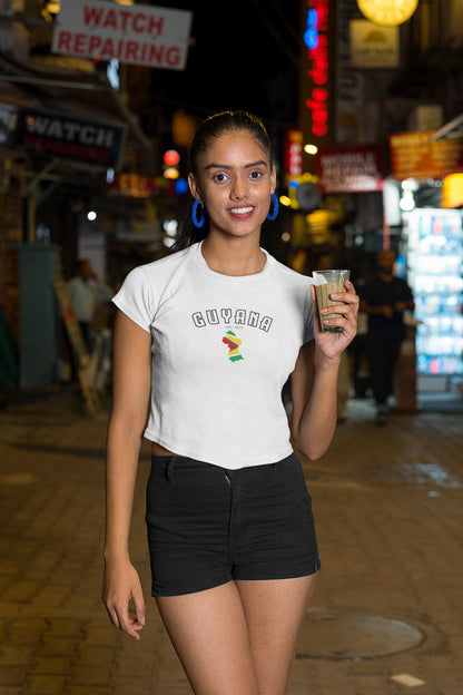 Guyana Women's Baby Tee