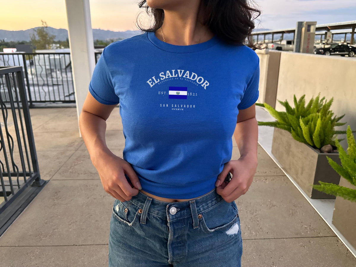El Salvador Women's Baby Tee