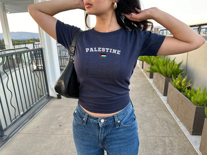 Palestine Women's Baby Tee