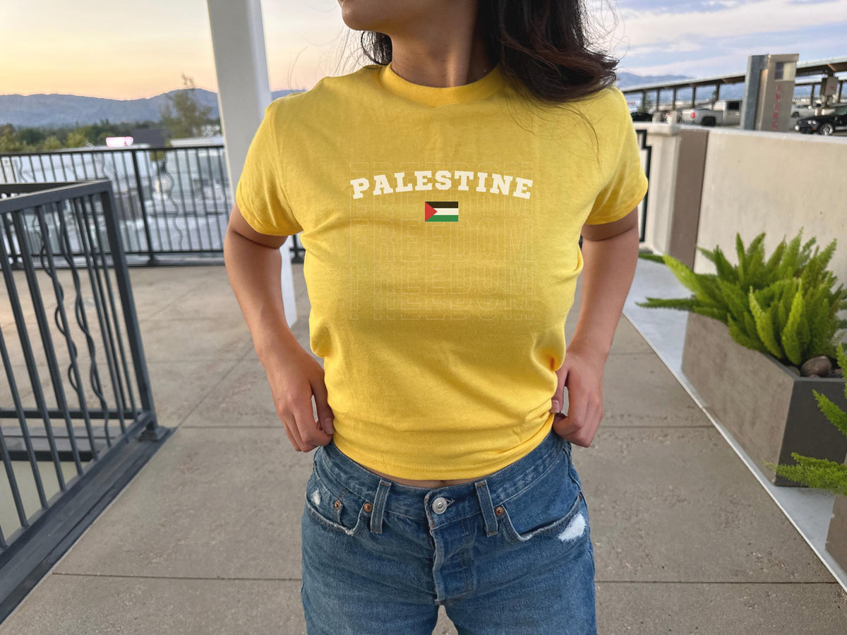 Palestine Women's Baby Tee