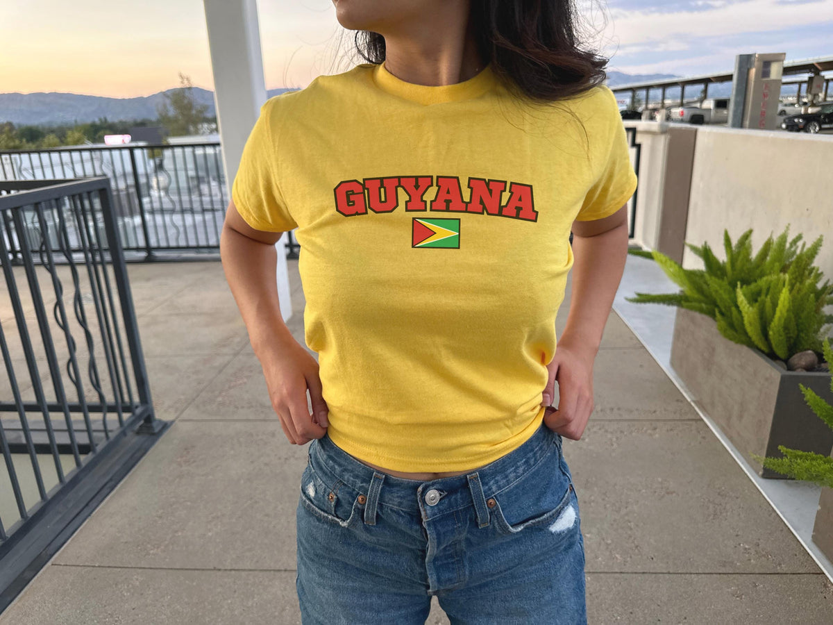Guyana Women's Baby Tee